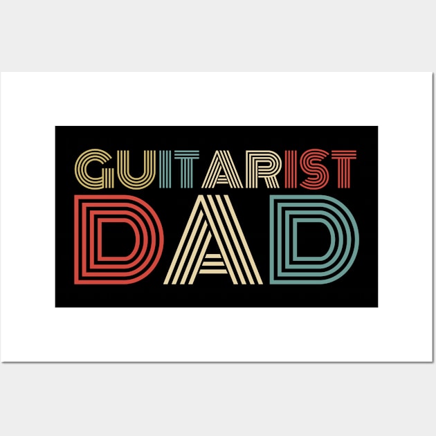 Guitarist dad. Guitar instrument Wall Art by NeedsFulfilled